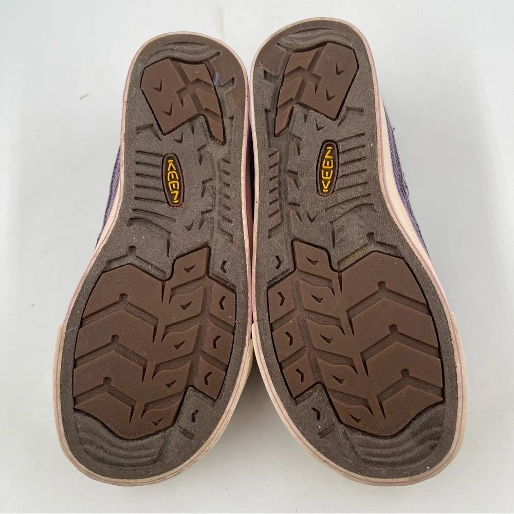 Keen Kids Newport H2 Purple Distressed Canvas Outdoor Hiking Water Shoes-Size 3Y